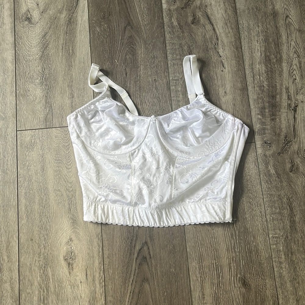 Trendy Y2K White Corset Top